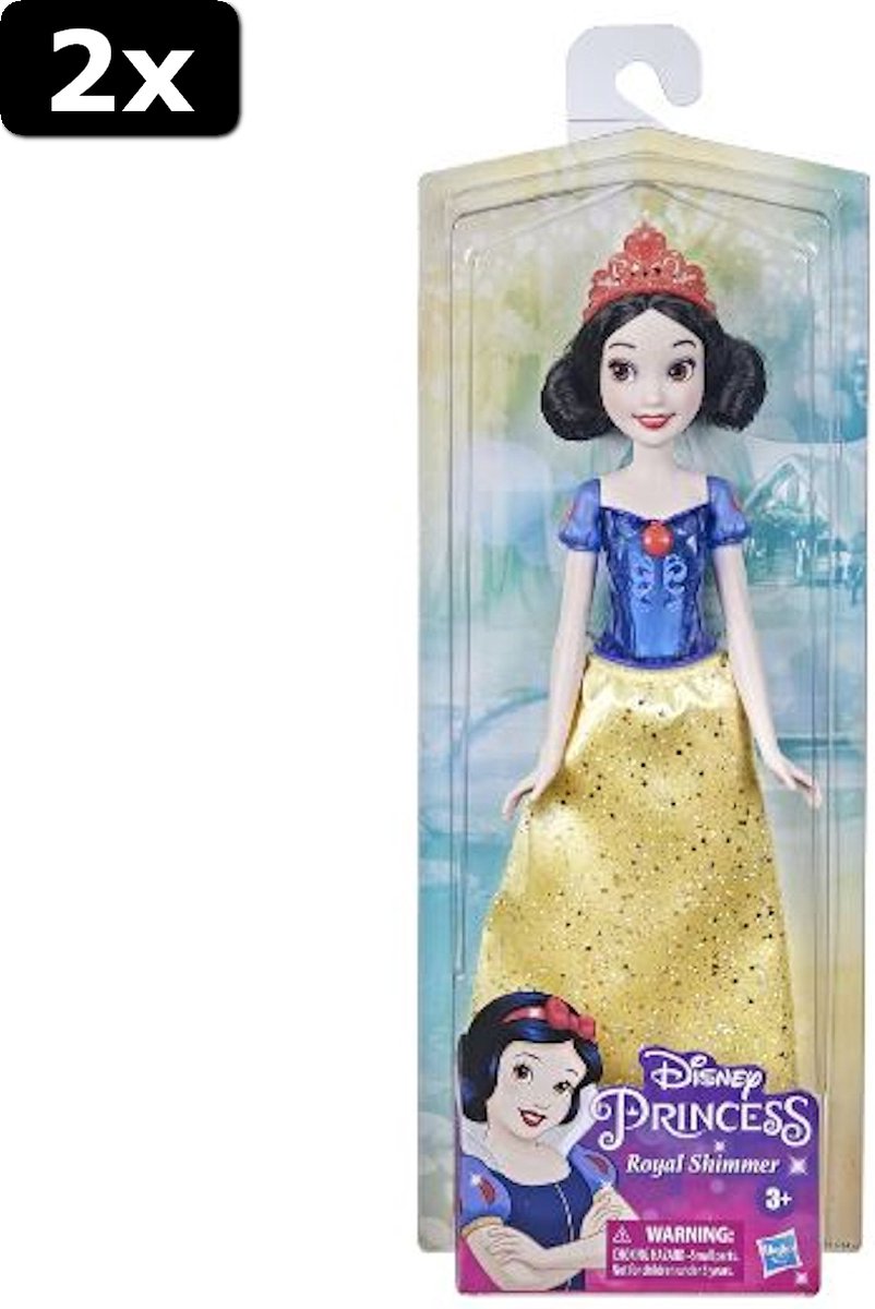 2x Disney Princess Royal Shimmer Pop Sneeuwwitje- Pop