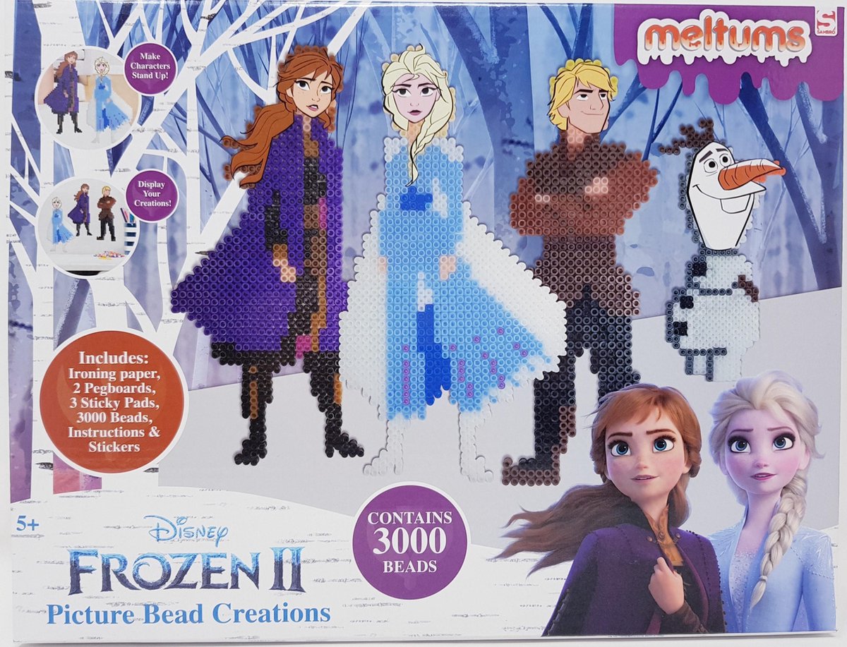 DISNEY FROZEN 2 - STRIJKKRALEN -  HOBBYPAKKET - ANNA ELSA SVEN EN OLAF