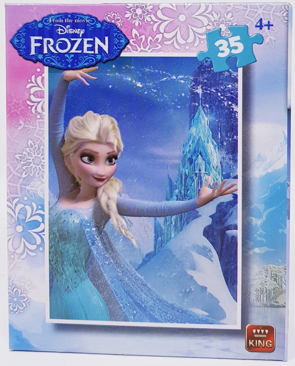 DISNEY FROZEN ELSA MINI PUZZEL - 35 PUZZELSTUKJES 15X21 CM