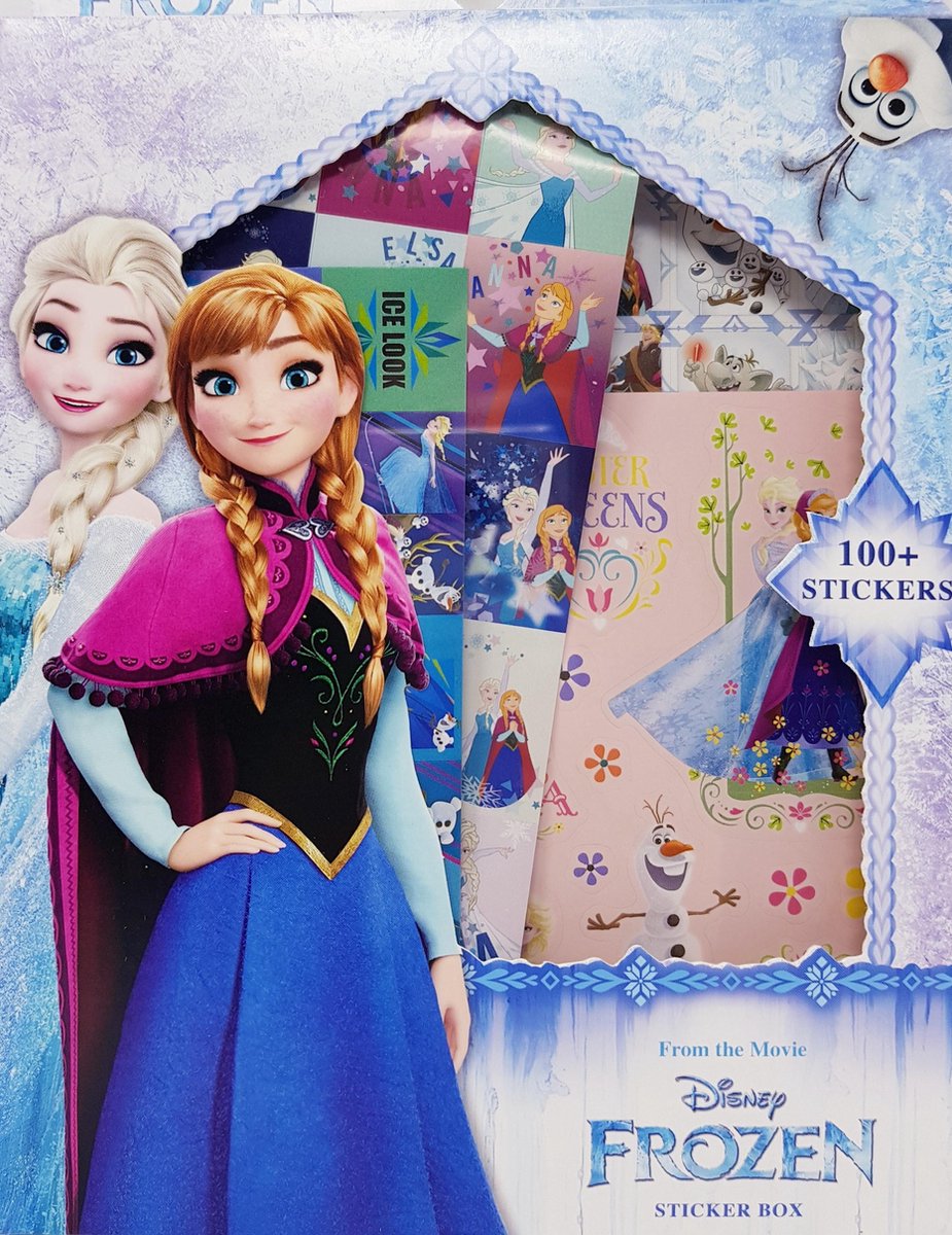 DISNEY FROZEN STICKERS - 100+ STICKERS IN EEN DOOSJE