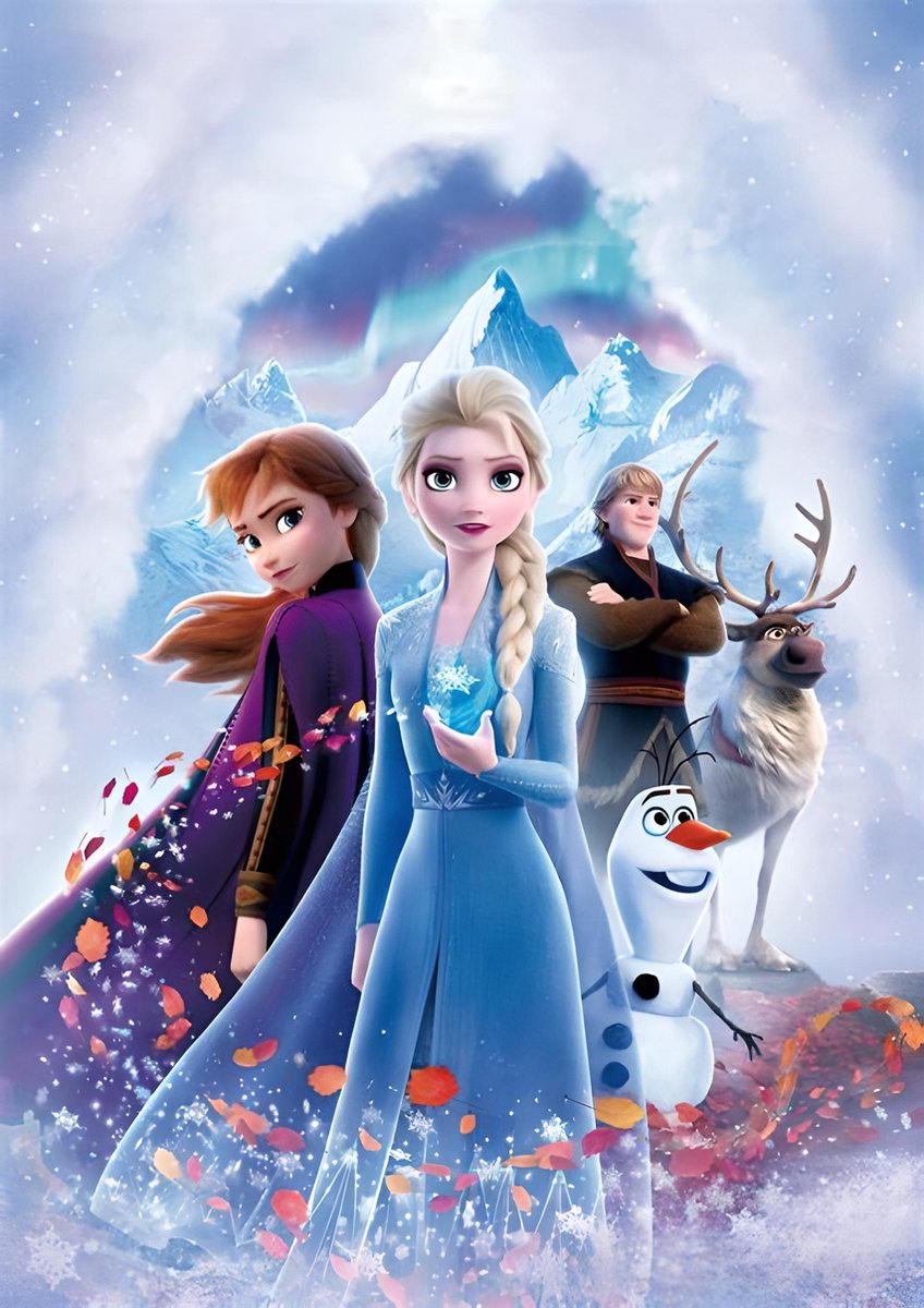 Diamond painting disney frozen 30x40 cm - diamond painting volwassenen pakket volledig - Disney Frozen speelgoed -Elsa Anna Olaf