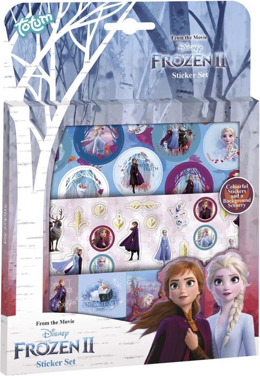 Disney Frozen 2 Sticker Set Display 12 Stuks