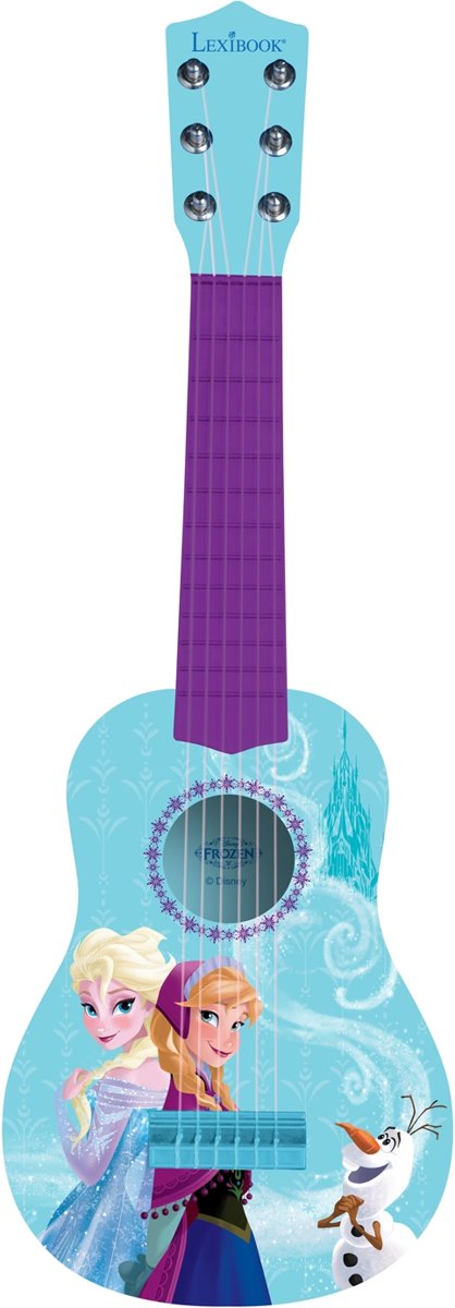 Disney Frozen-Gitaar-53-cm-blauw - Maat One-size