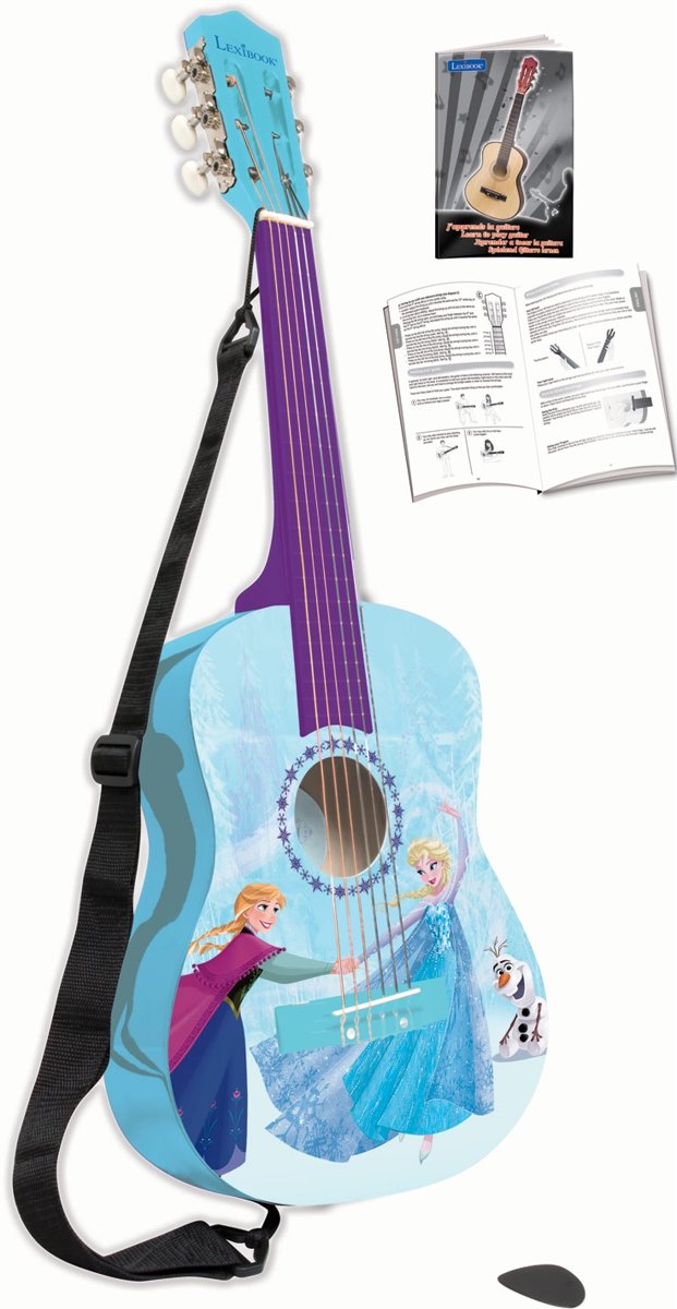 Disney Frozen-Gitaar-78-cm-blauw - Maat One-size