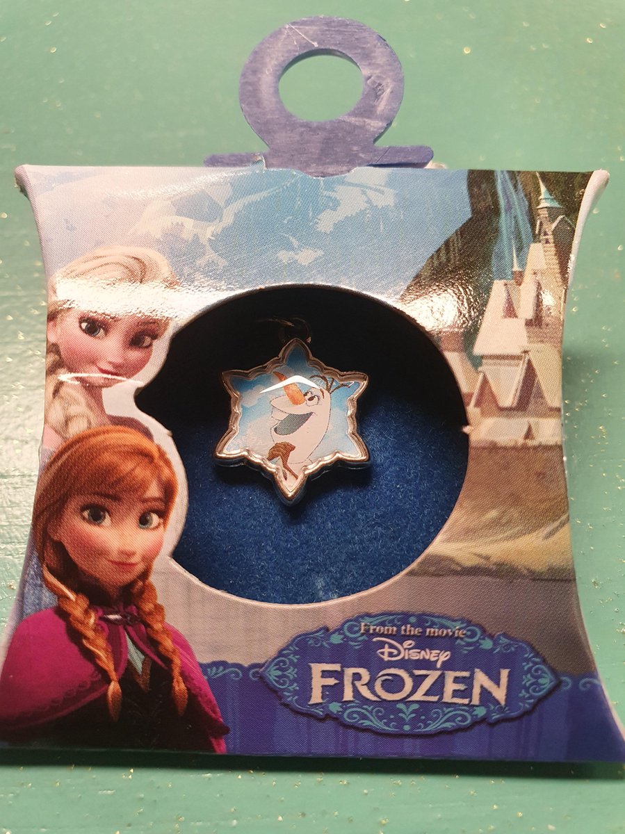 Disney Frozen bedel Olaf ster blauw