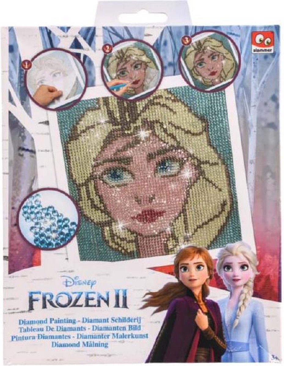 Disney Frozen diamond painting - Frozen diamond paint - Frozen 2 - Diamant schilderij Frozen - Disney diamond painting