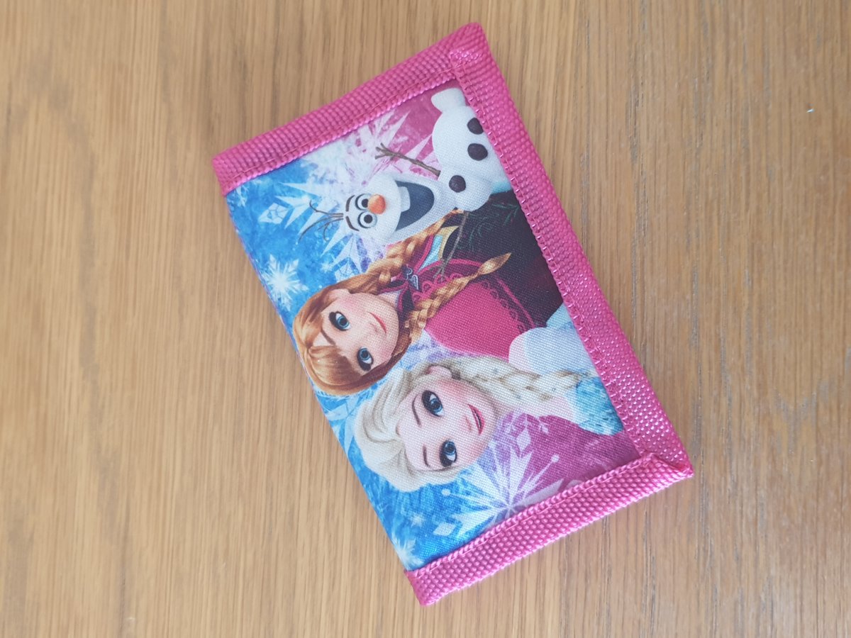 Disney Frozen portemonnee - roze - meisjes - 13 x 8 cm