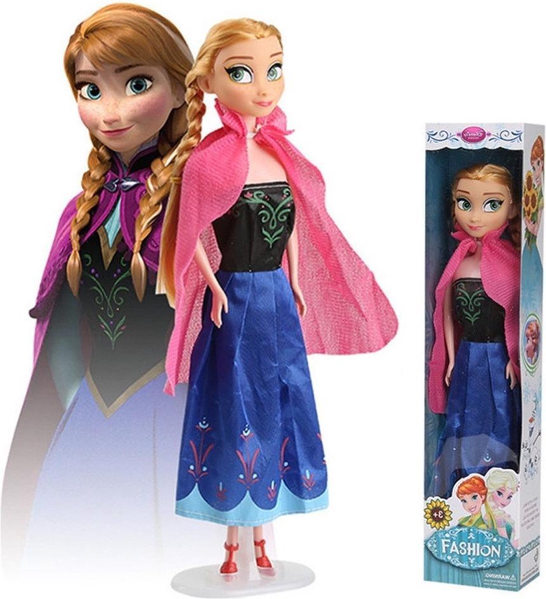 Elsa Frozen Speelgoed - Frozen Pop - Frozen Speelgoed Meisjes Vanaf 4 jaar - 30CM - Verjaardagscadeau