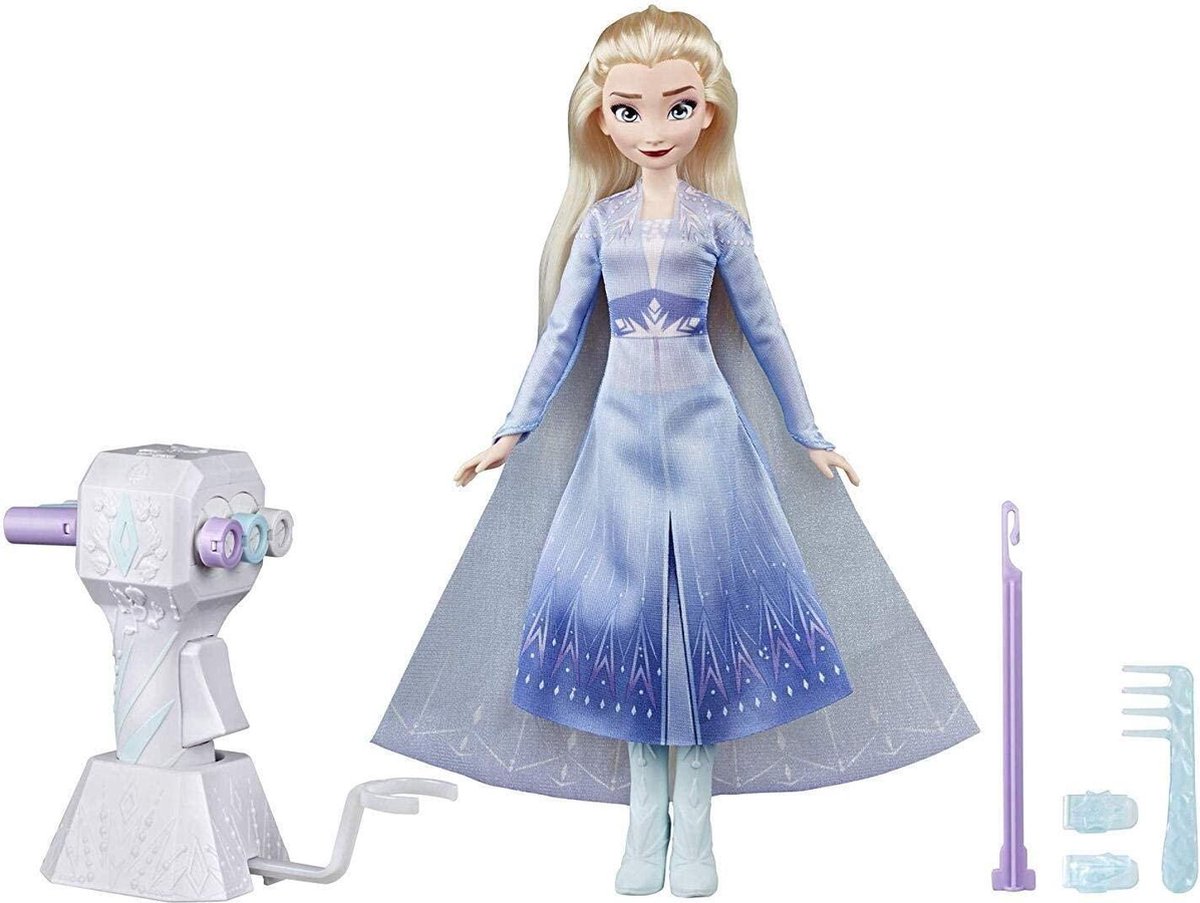 Frozen 2 - Sister Styles - Elsa Pop met Haarstijlapparaat