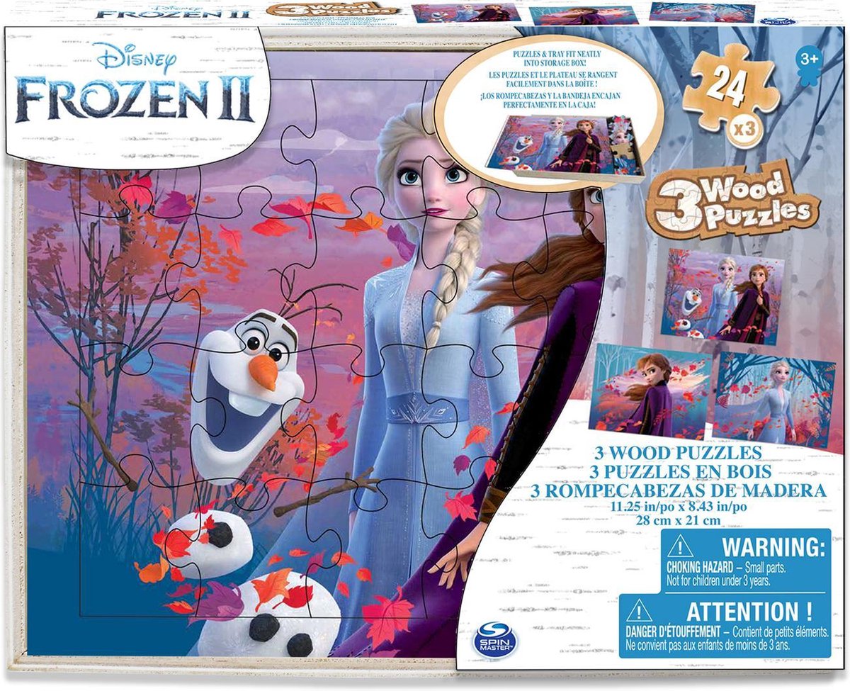 Frozen 2 Houten Puzzel in Doos