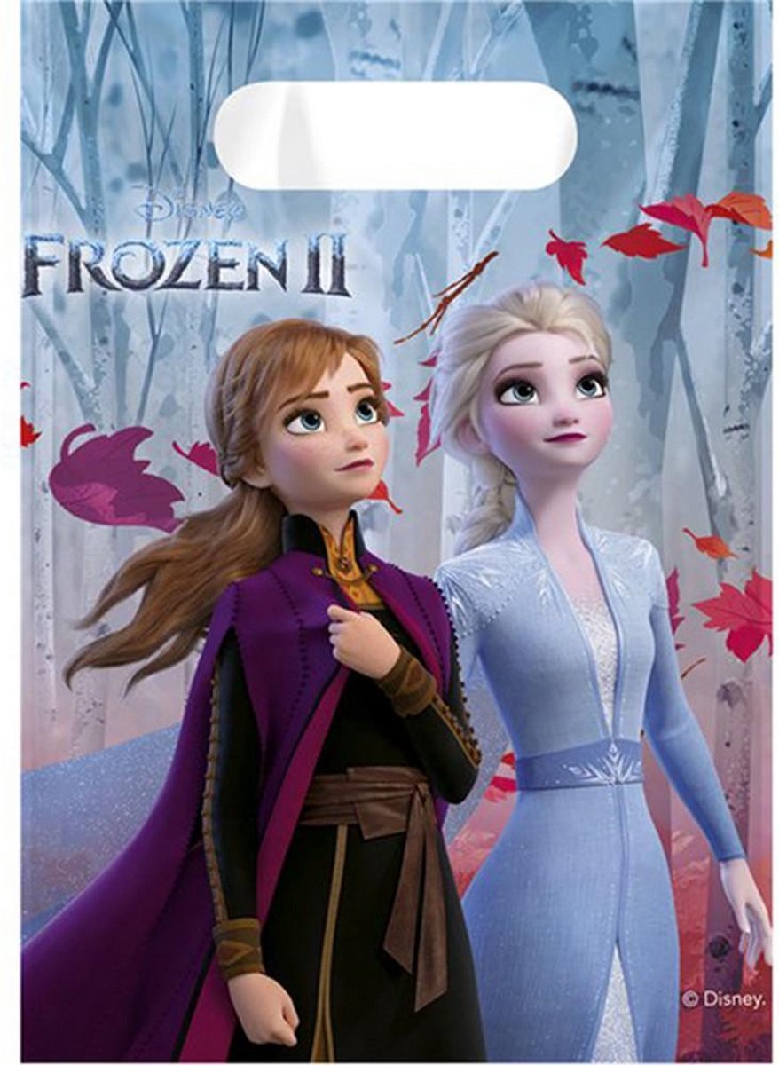 Frozen 2 Partytassen (Pakket van 6) (Blauw)