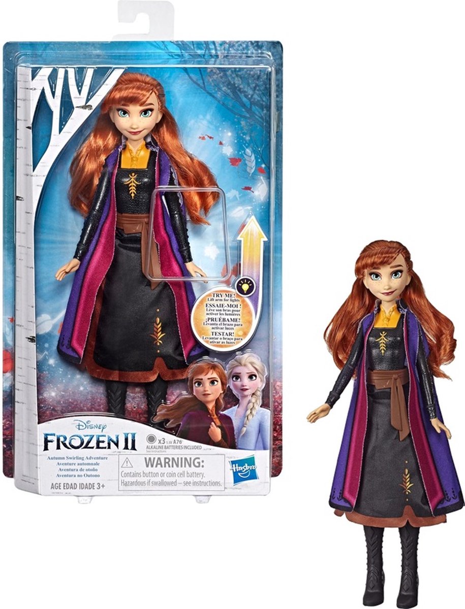 Frozen Anna Swirling Disney pop - Met geluid - 28 cm