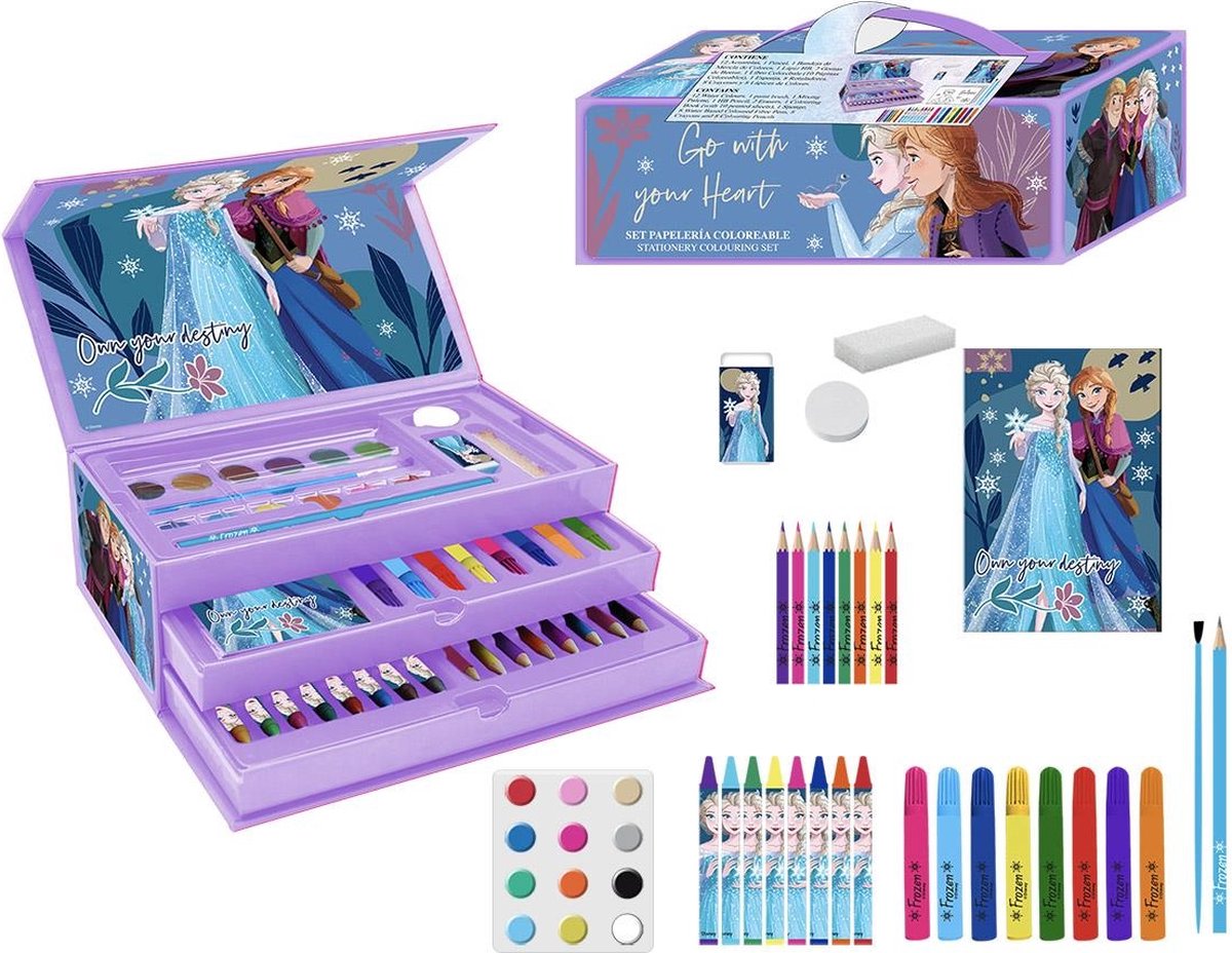 Frozen Disney Kleurdoos met Lades