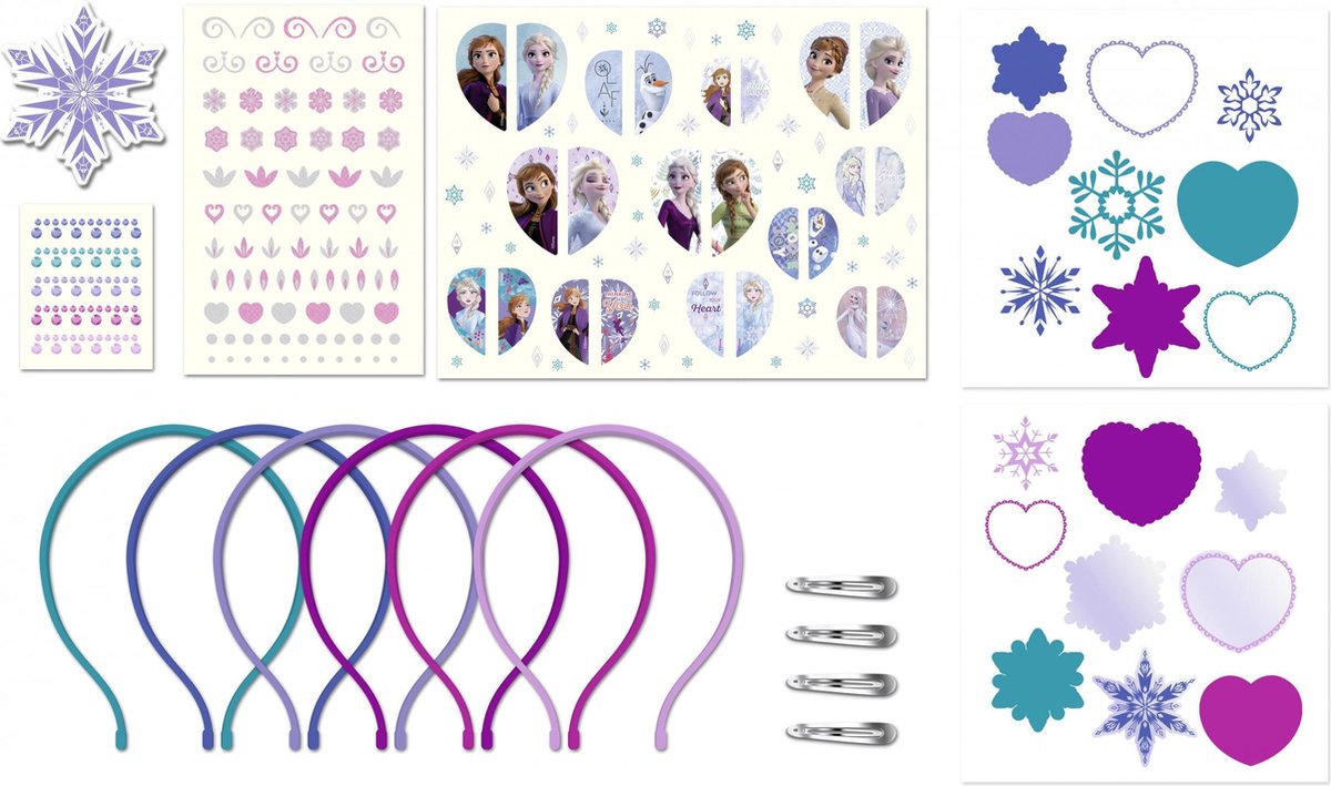 Frozen Haaraccessoires Frozen Junior Paars 246-delig