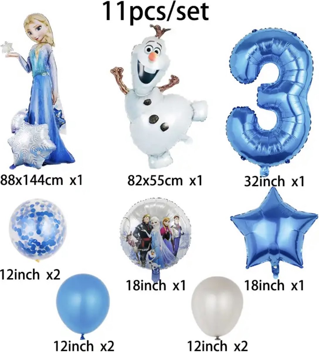 Frozen ballonnen