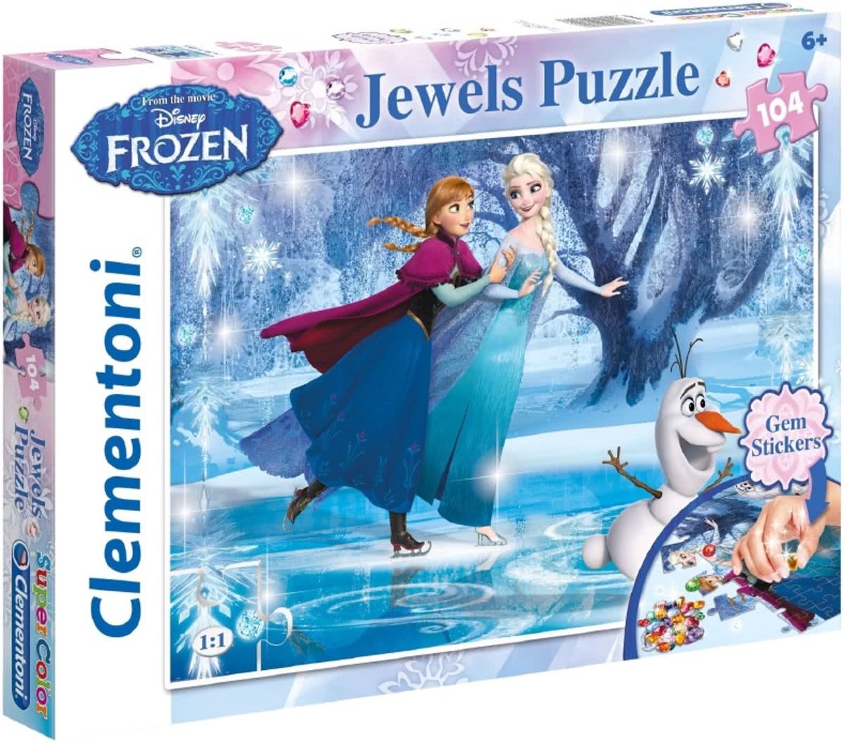 Puzzel 104 stukjes Jewels Disney Frozen