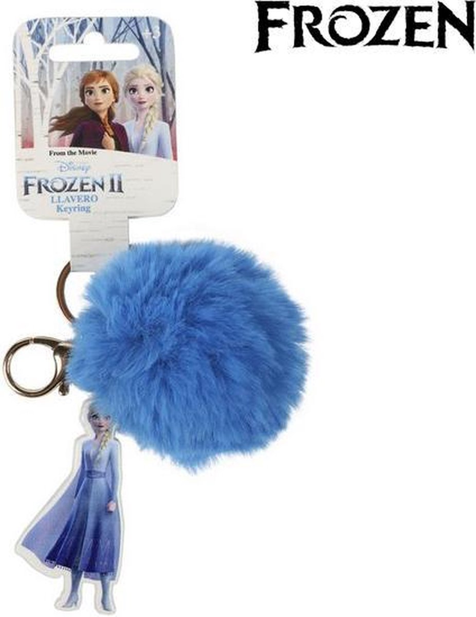 Sleutelring Schattige Knuffel Elsa Frozen 74017 Blauw