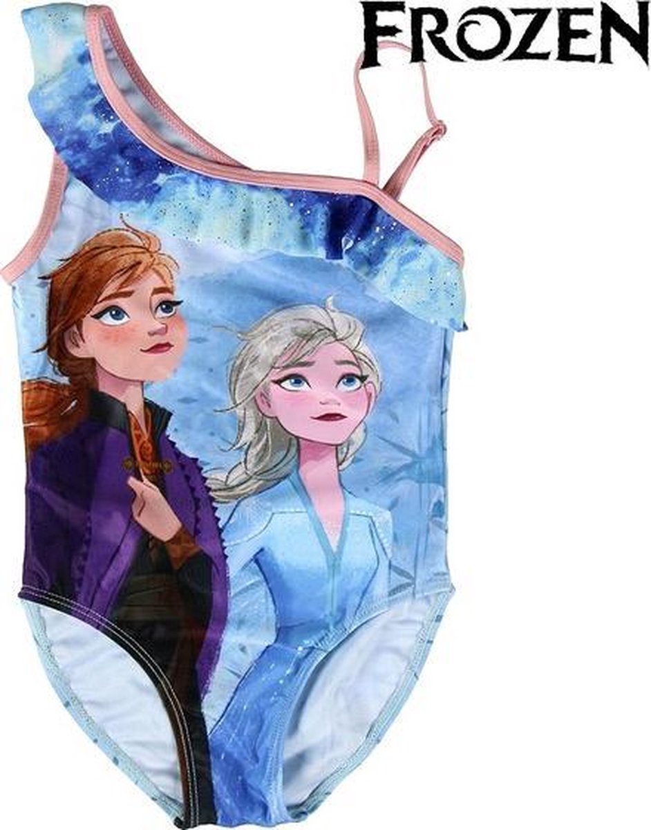 Zwempak voor Meisjes Frozen Blauw