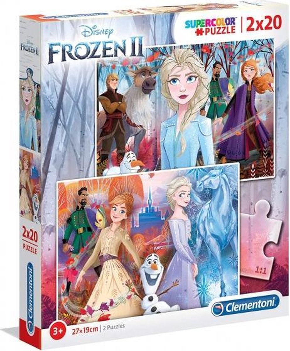 legpuzzel Frozen 2 20 stukjes 2 stuks