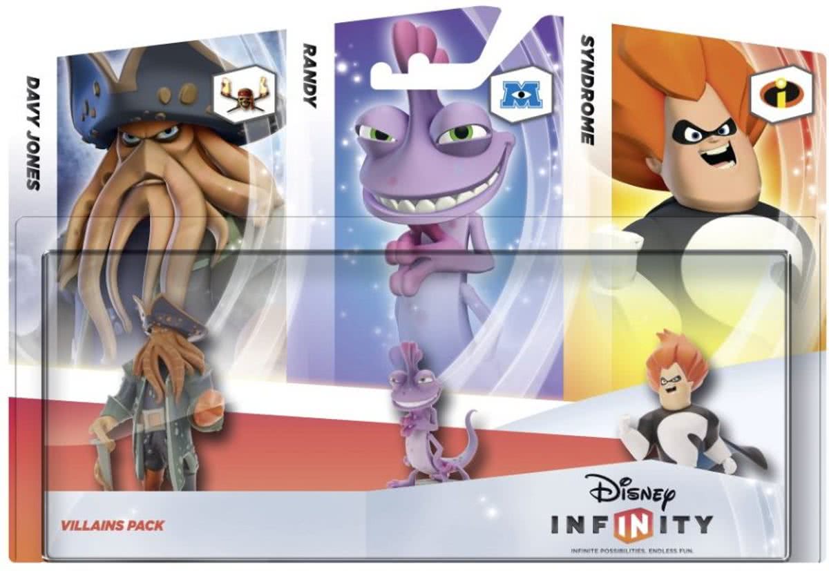 Disney Infinity Villains Davy Jones, Syndrome, Randy 3DS + Wii + Wii U + PS3 + Xbox 360