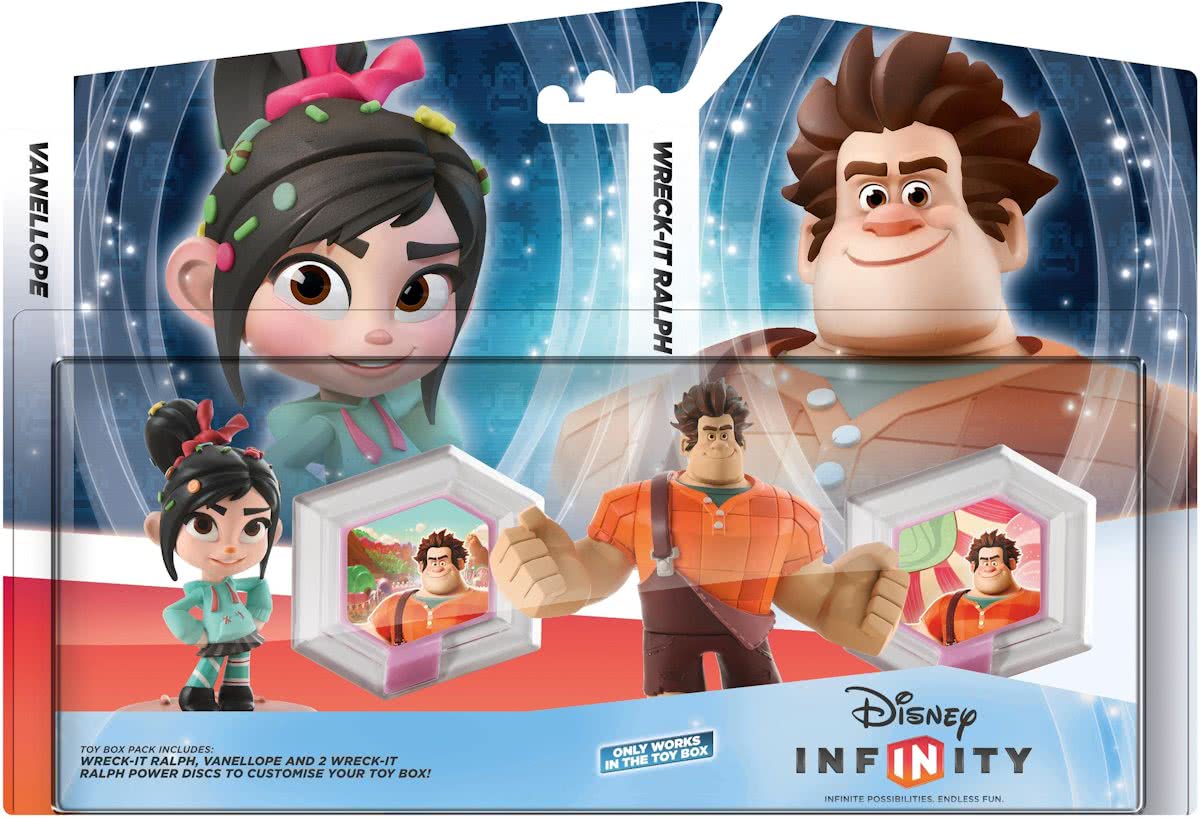 Disney Infinity Wreck It Ralph Speelset Vanellope, Wreck-It Ralph 3DS + Wii + Wii U + PS3 + Xbox 360