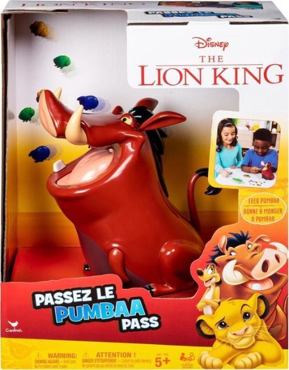 Lion King Pass Pumbaa geef pumbaa eten en druk op zijn staart zorg dat de insecten overeen komen met je blad kaarten