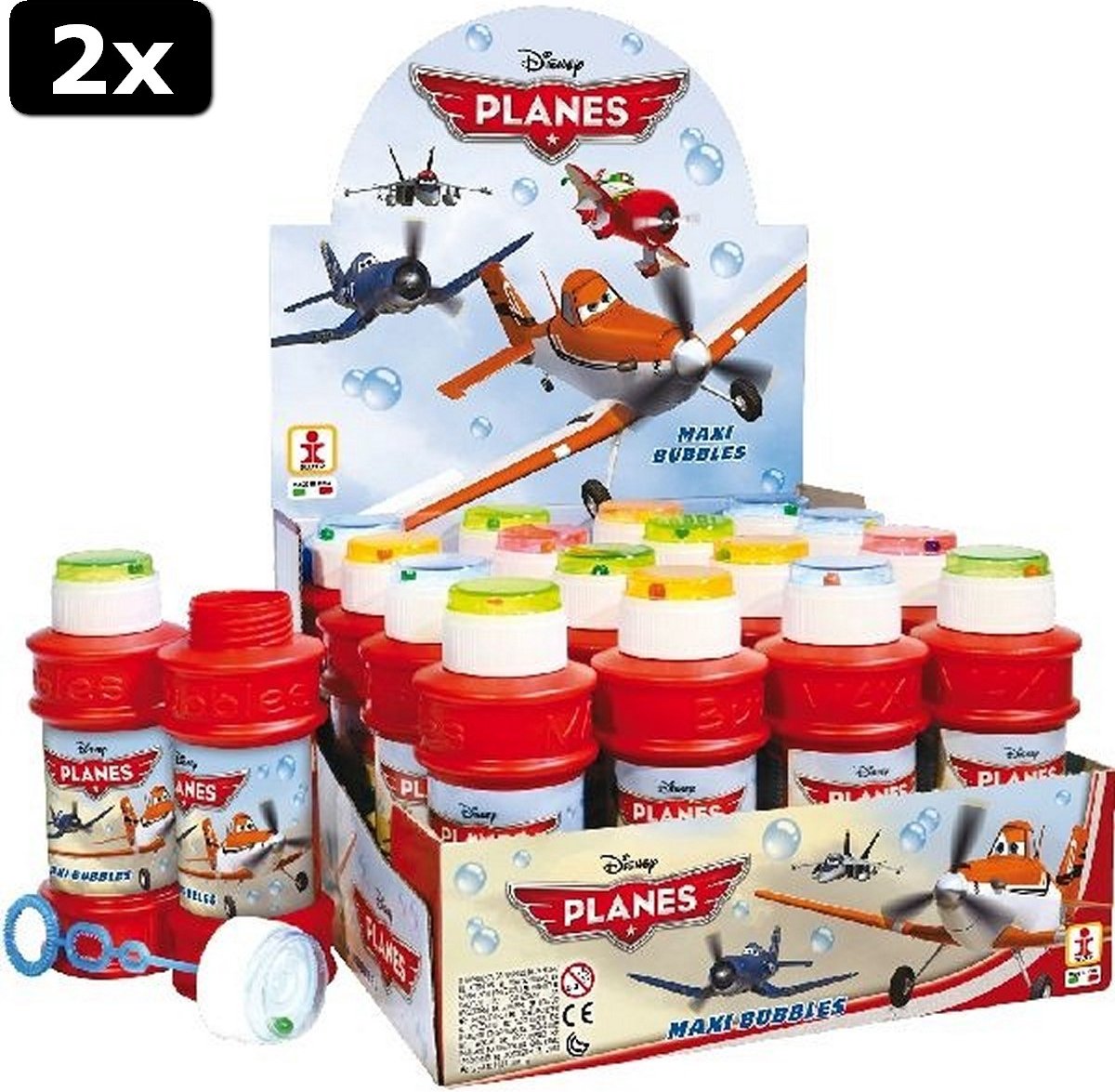 2x Disney Planes Bellenblaas 175 Mtrl 16stuks