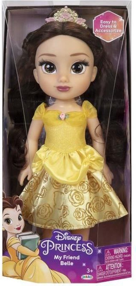 DISNEY PRINCESS Plastic Prinses Belle pop - 38 cm