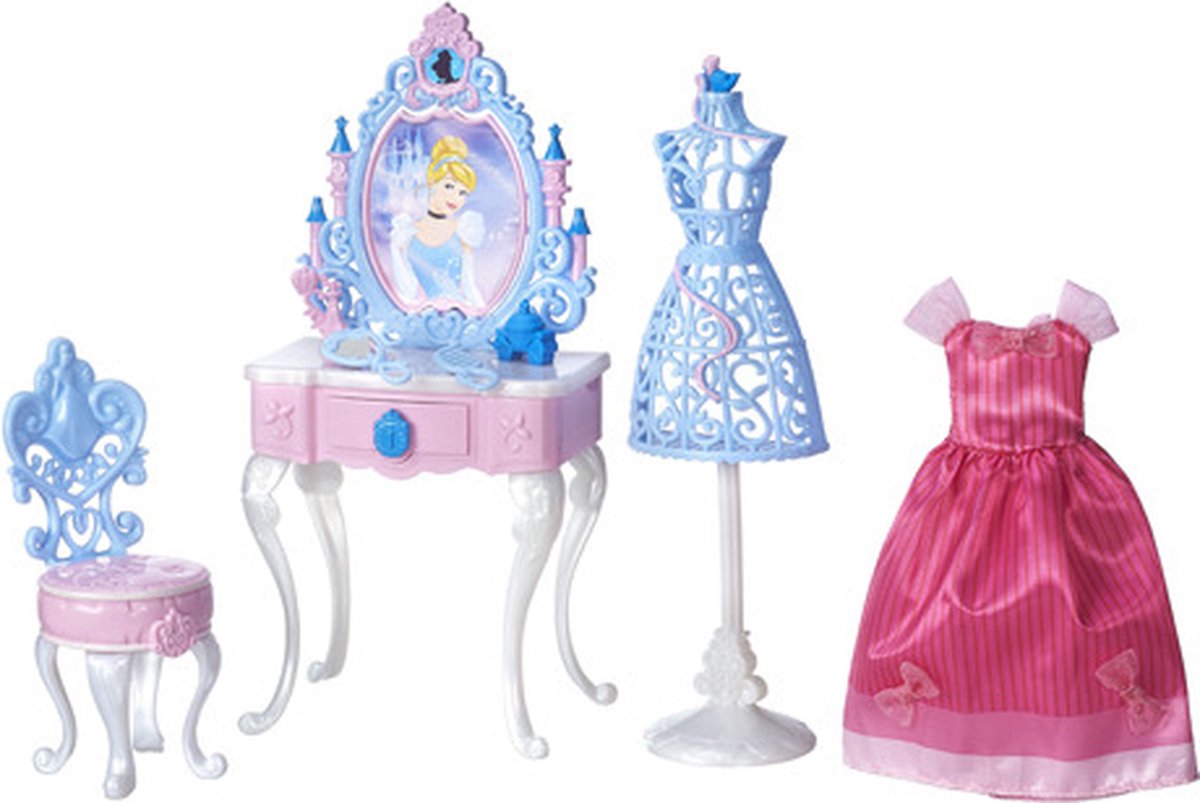 Disney Princess Belle en het Beest + Assepoester Speelset Assorti