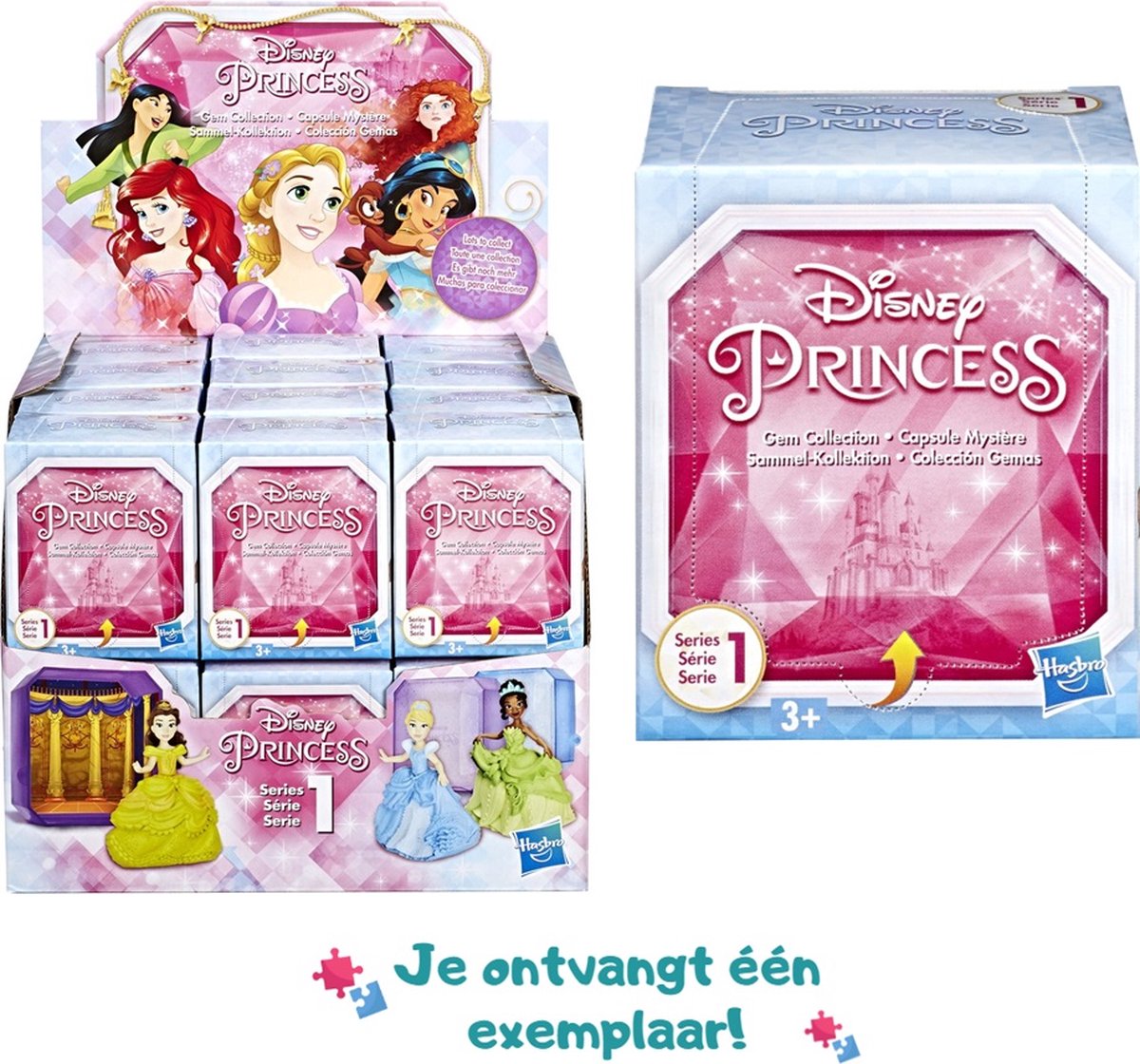 Disney Princess Blind Bag Surprise - 1 Verrassings figuur - 8 Cm - Spaar ze alle 12