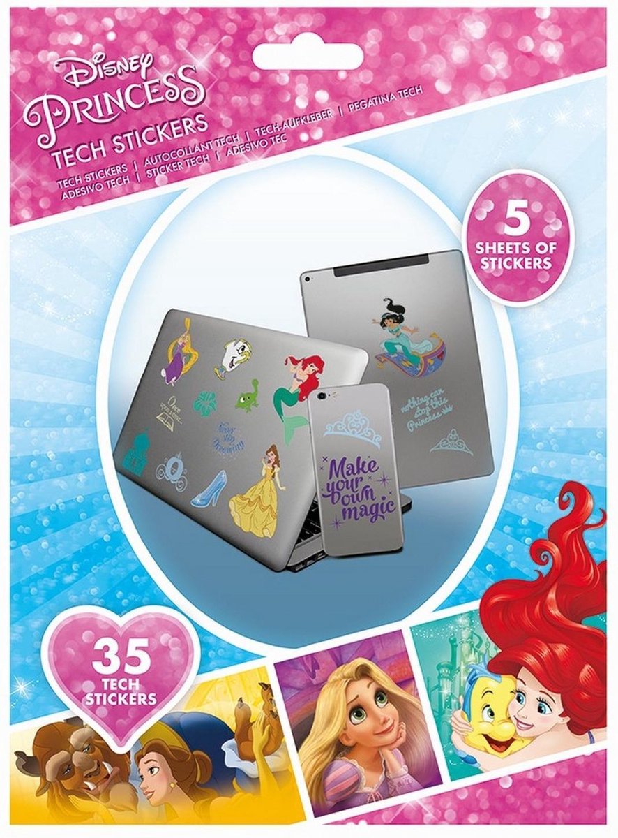 Disney Princess Koninklijke Ensemble Stickers (Pakket van 35) (Veelkleurig)