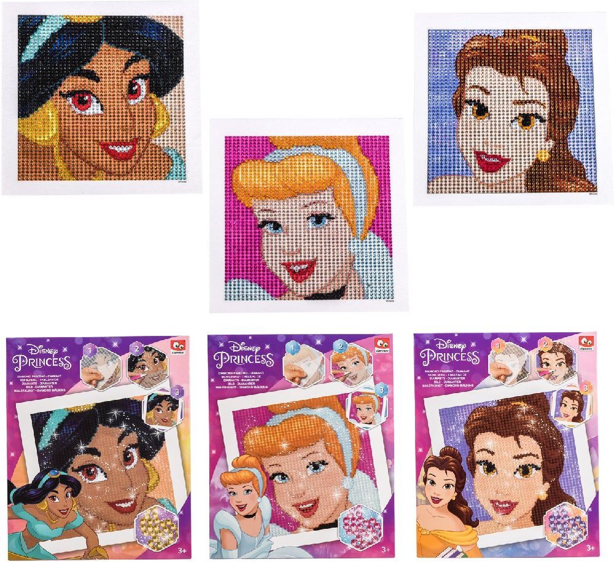 Disney Princess Mosaic Art Strass Stones Assorti