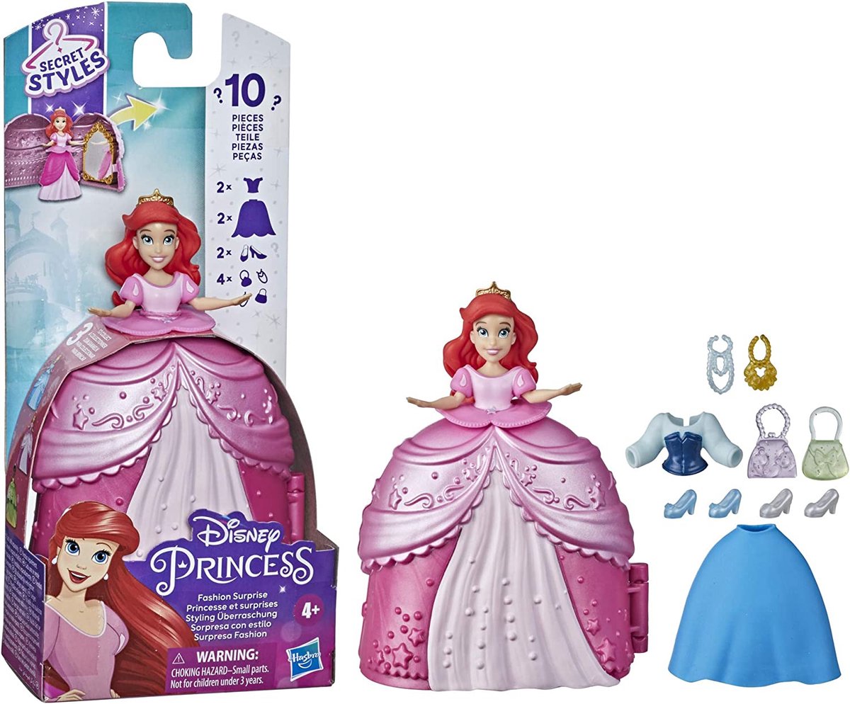 Disney Princess Secret Styles Fashion Surprise Ariel - 8.5 cm - Speelfiguur