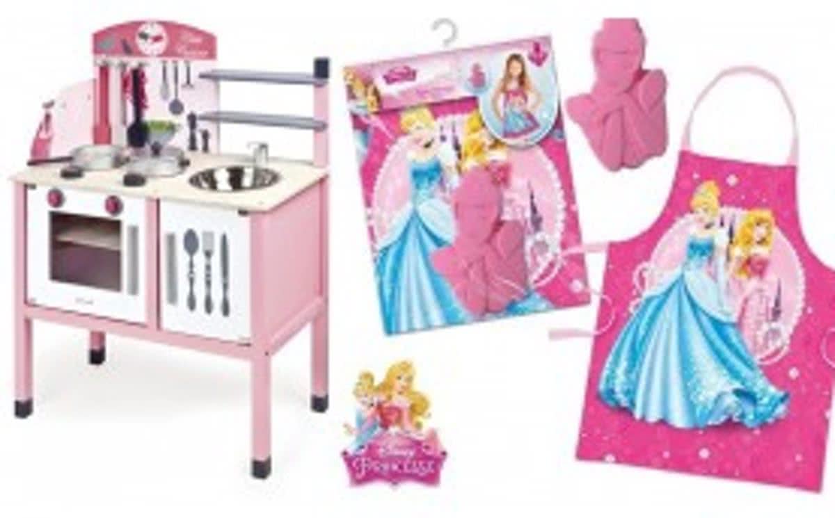 Janod Keuken Mademoiselle roze met GRATIS Disney Princess Kookset