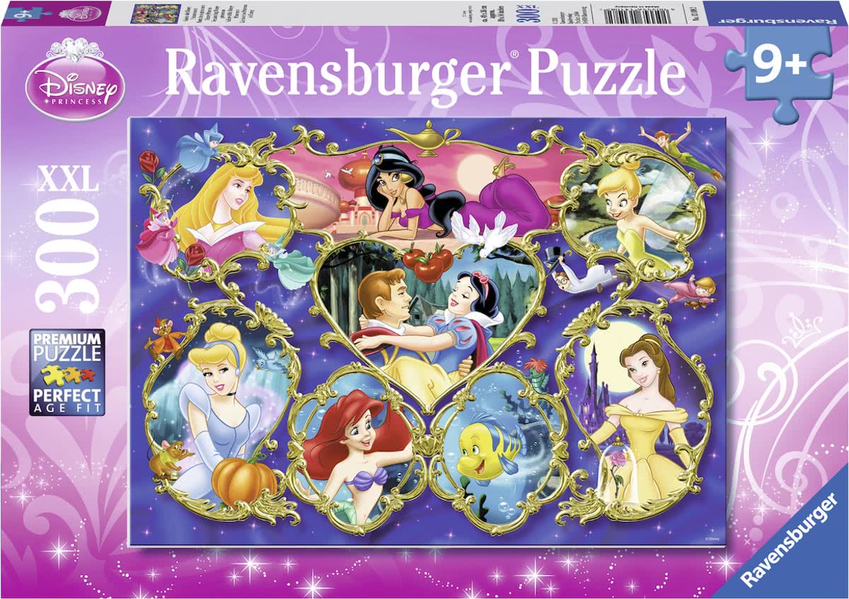 Ravensburger puzzel Disney Princess. Verzameling Disney prinsessen - Legpuzzel - 300 stukjes