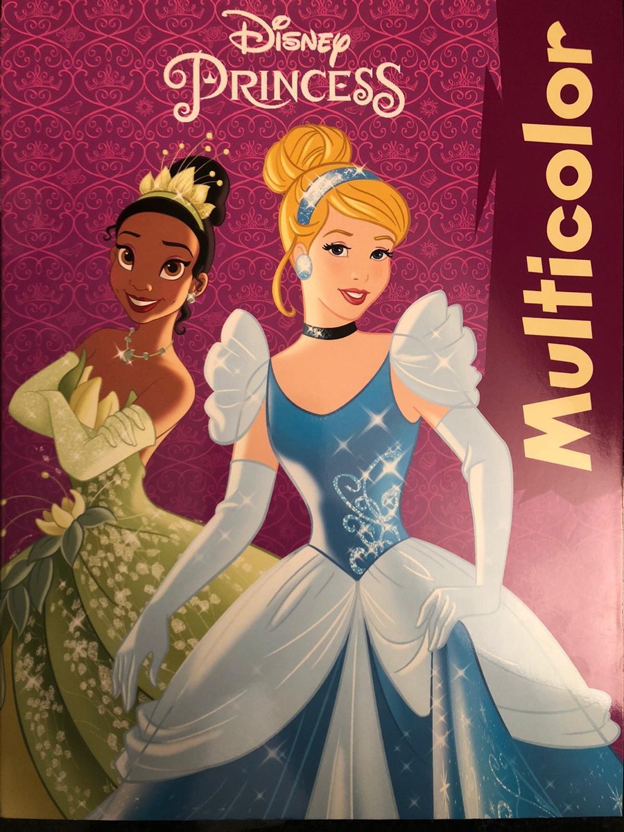 kleurboek disney princess vol met alle prinsessen 32 pagina