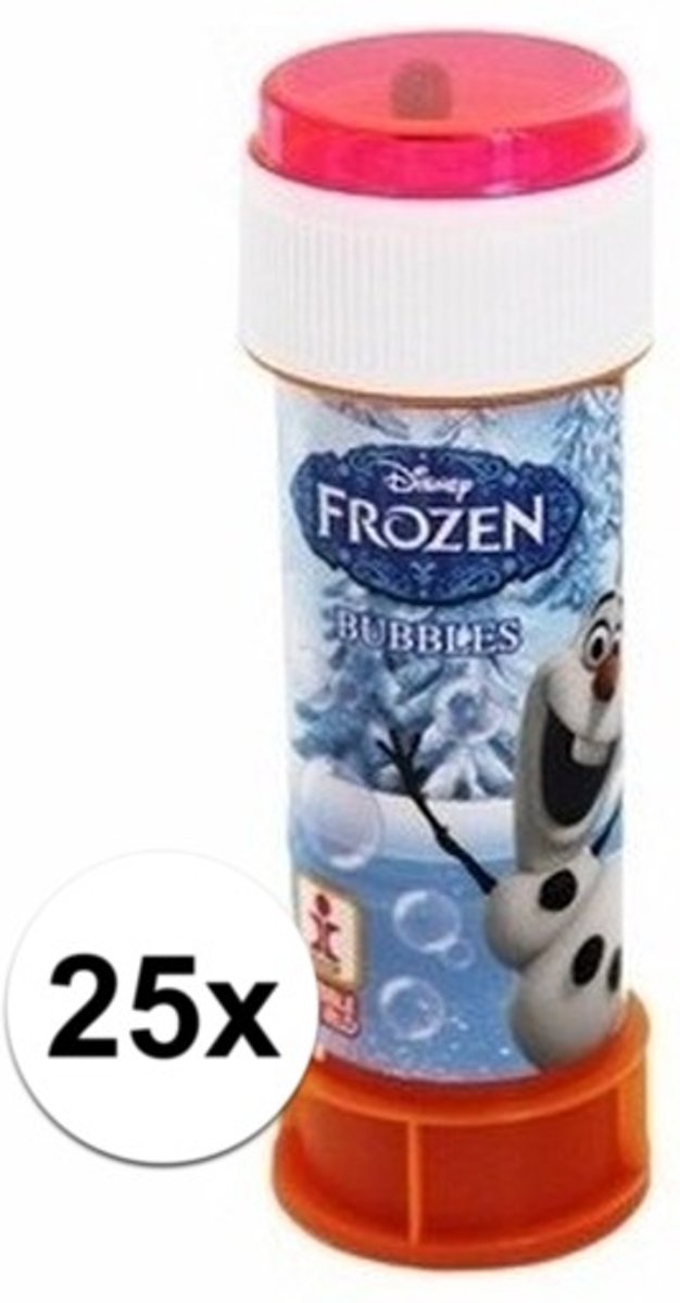 25 stuks voordelige Frozen bellenblazen