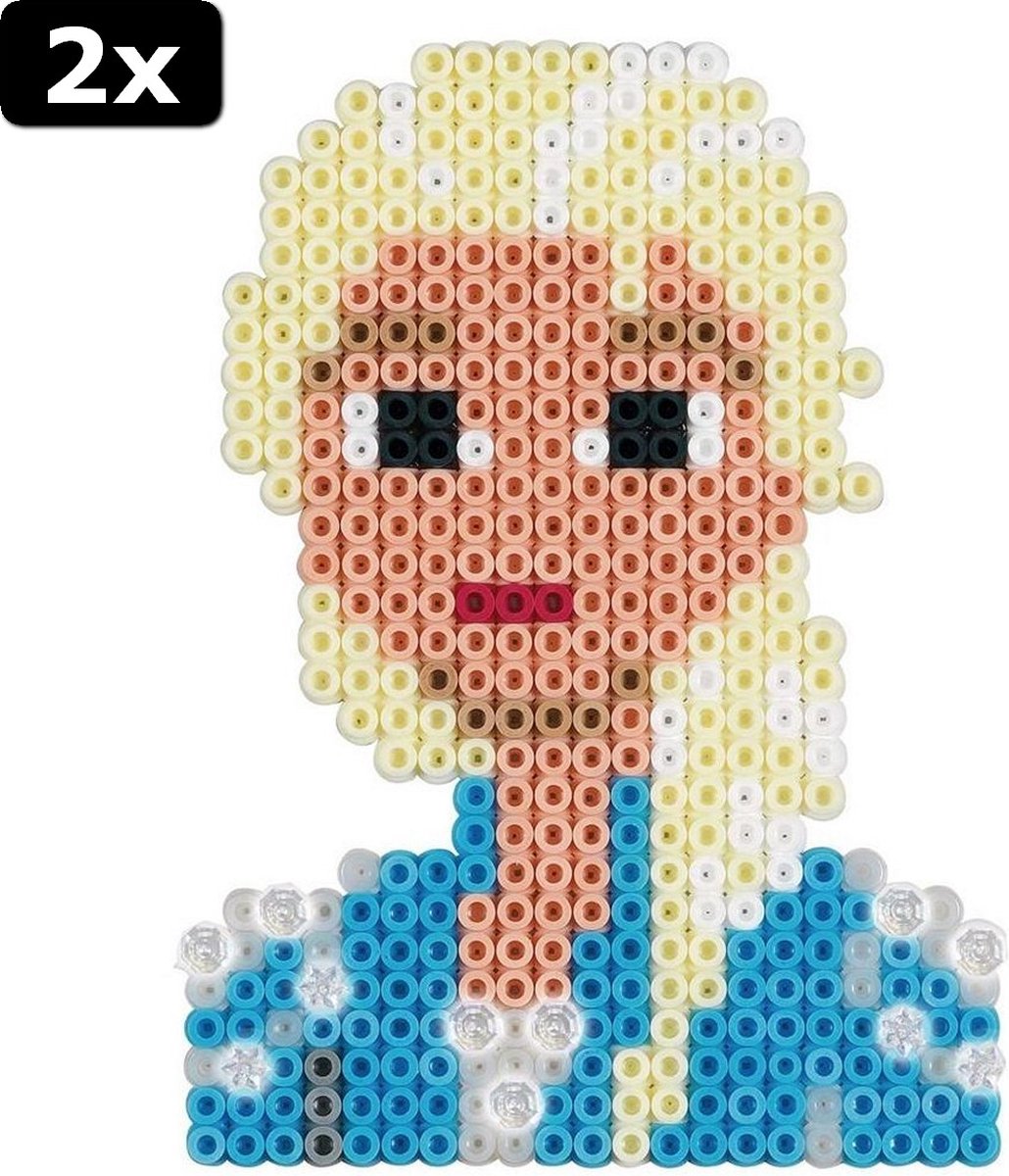 2x Hama Strijkkralen Disney Frozen 2 2000 Stuks