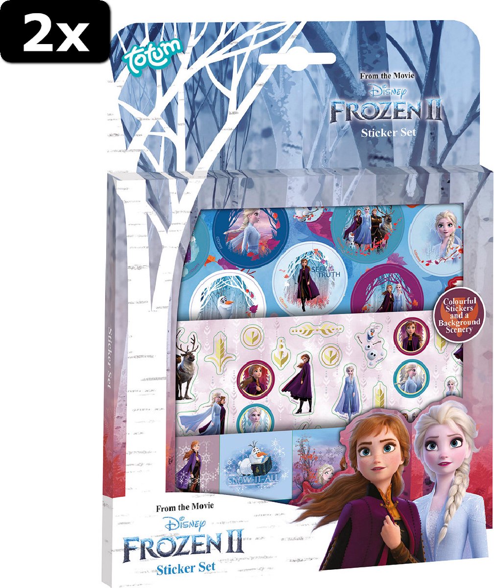 2x Totum Frozen 2 Sticker set