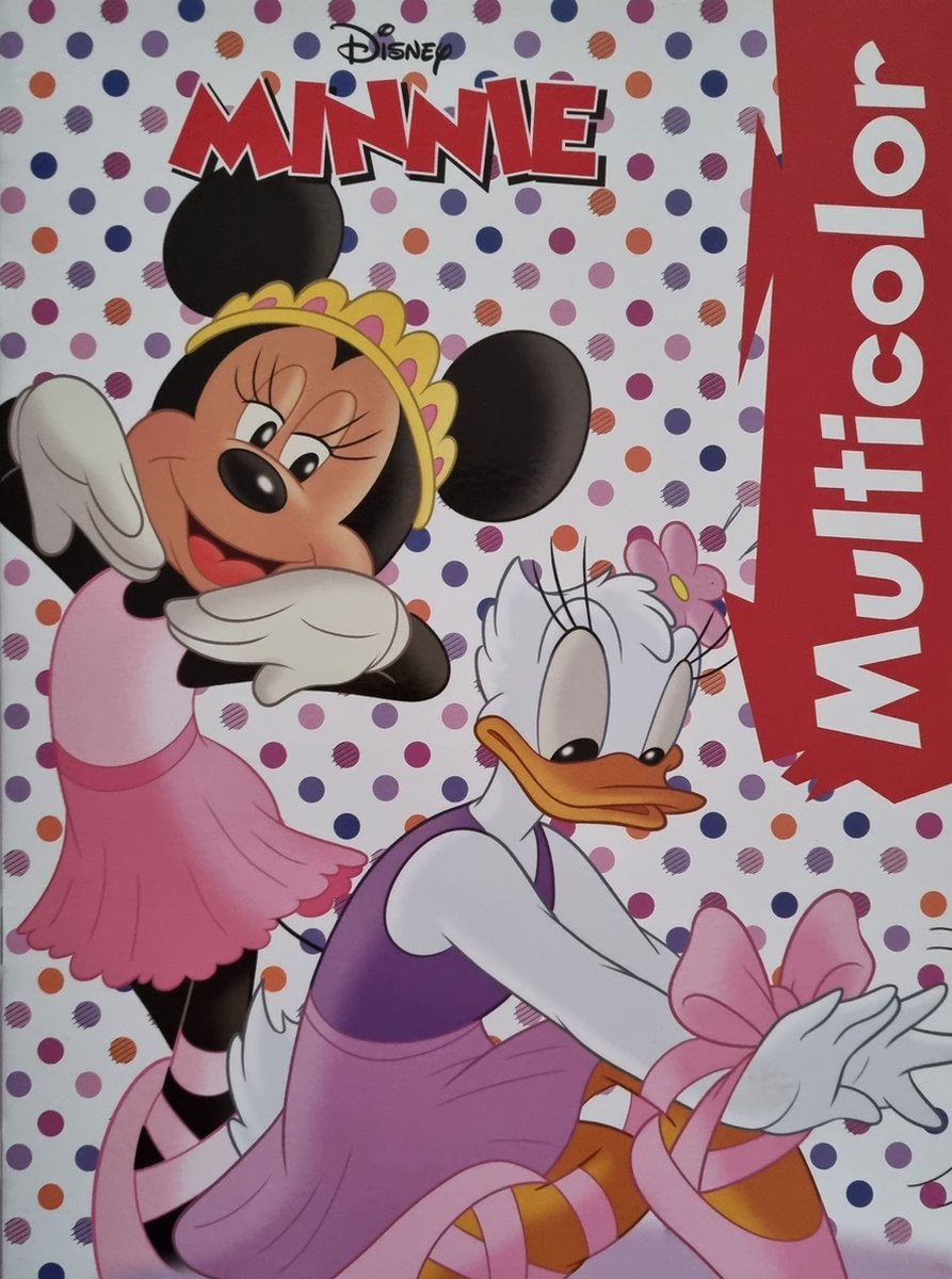 4IEDER1® Disney Minnie - Kleurboek - Multicolor - Minnie Mouse - Creatief - Kinderen - Disney - Schoencdeau - Sinterklaas - Kerst - Verjaardag