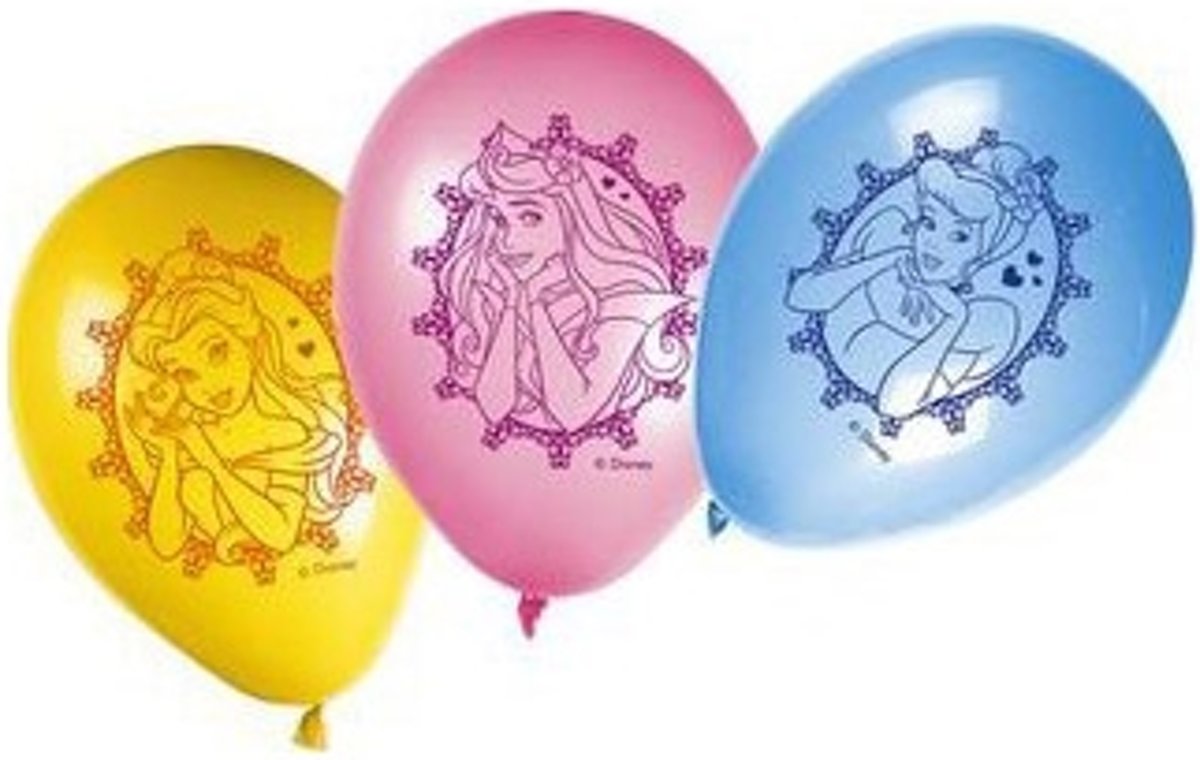 8   Princesses Journey™-ballonnen - Feestdecoratievoorwerp