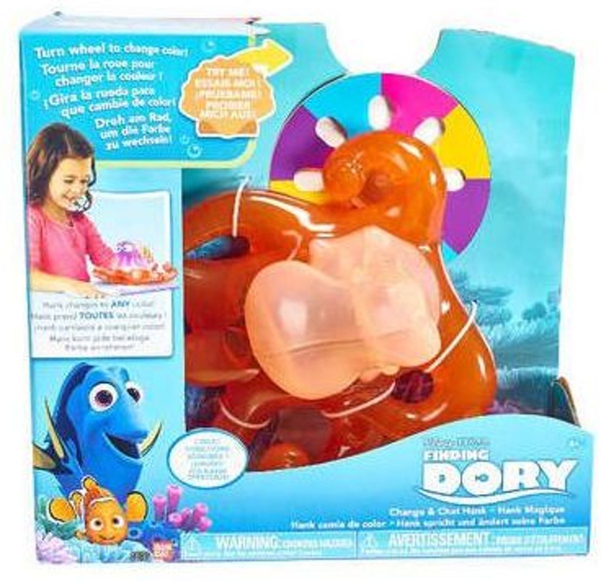 Bandai Hank Change Color (babys en kinderen, speelgoed, voorschoolse, speelsets, Dolls) - Finding Dory