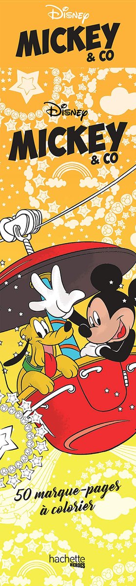 Boekenleggers om te kleuren - Disney, Mickey