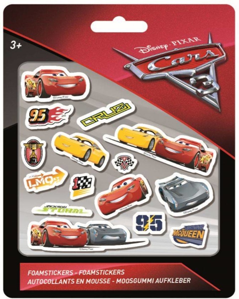 Cars 3 Foamstickers