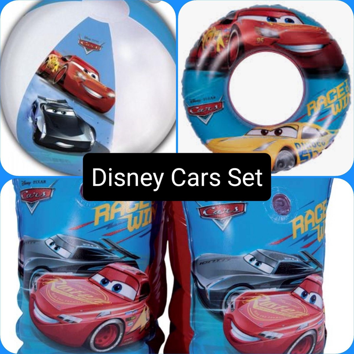 Cars Zwembad Pakket ,  Zwembandjes & Zwemband & Strandbal, Kinderen, Verjaardag, Zomer, Disney