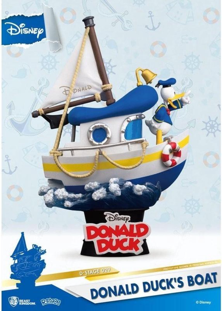 DISNEY - D-Select - Donald Ducks Boat - 15cm