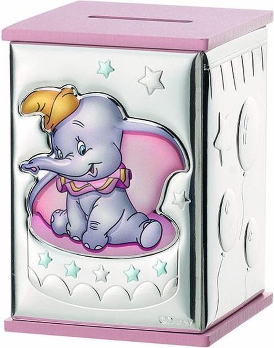 DISNEY DUMBO MONEY BANK ROSE