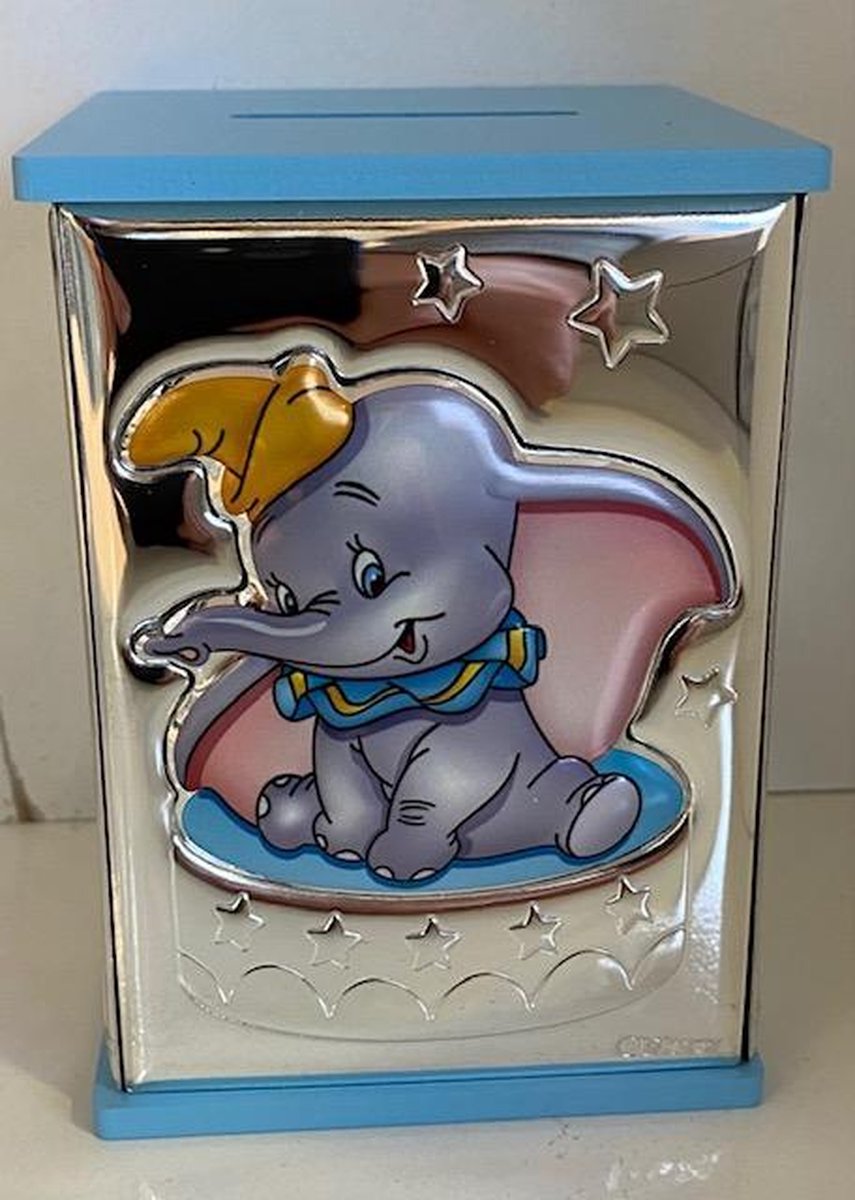 DISNEY DUMBO MONEYBANK BLUE