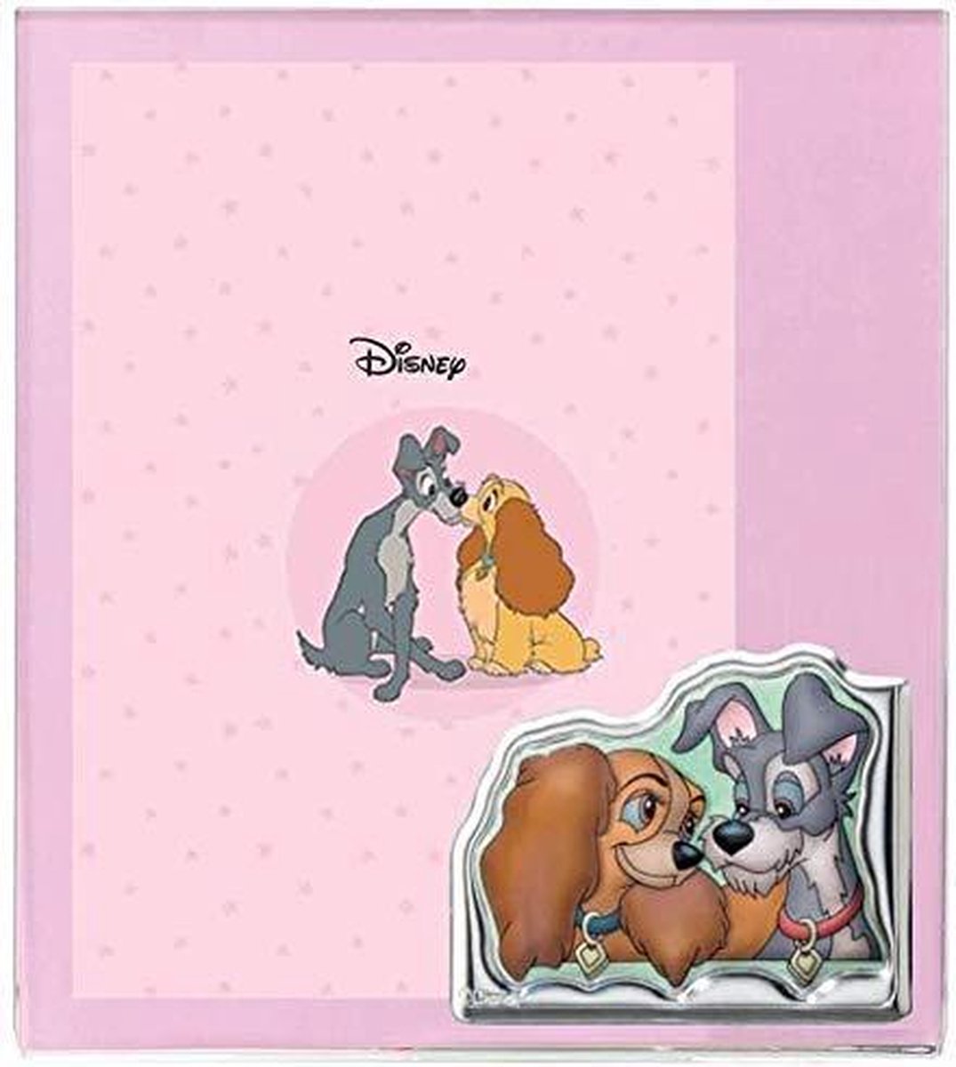 DISNEY LILLY& THE TRUMP PHOTO FRAME PLEXI PINK