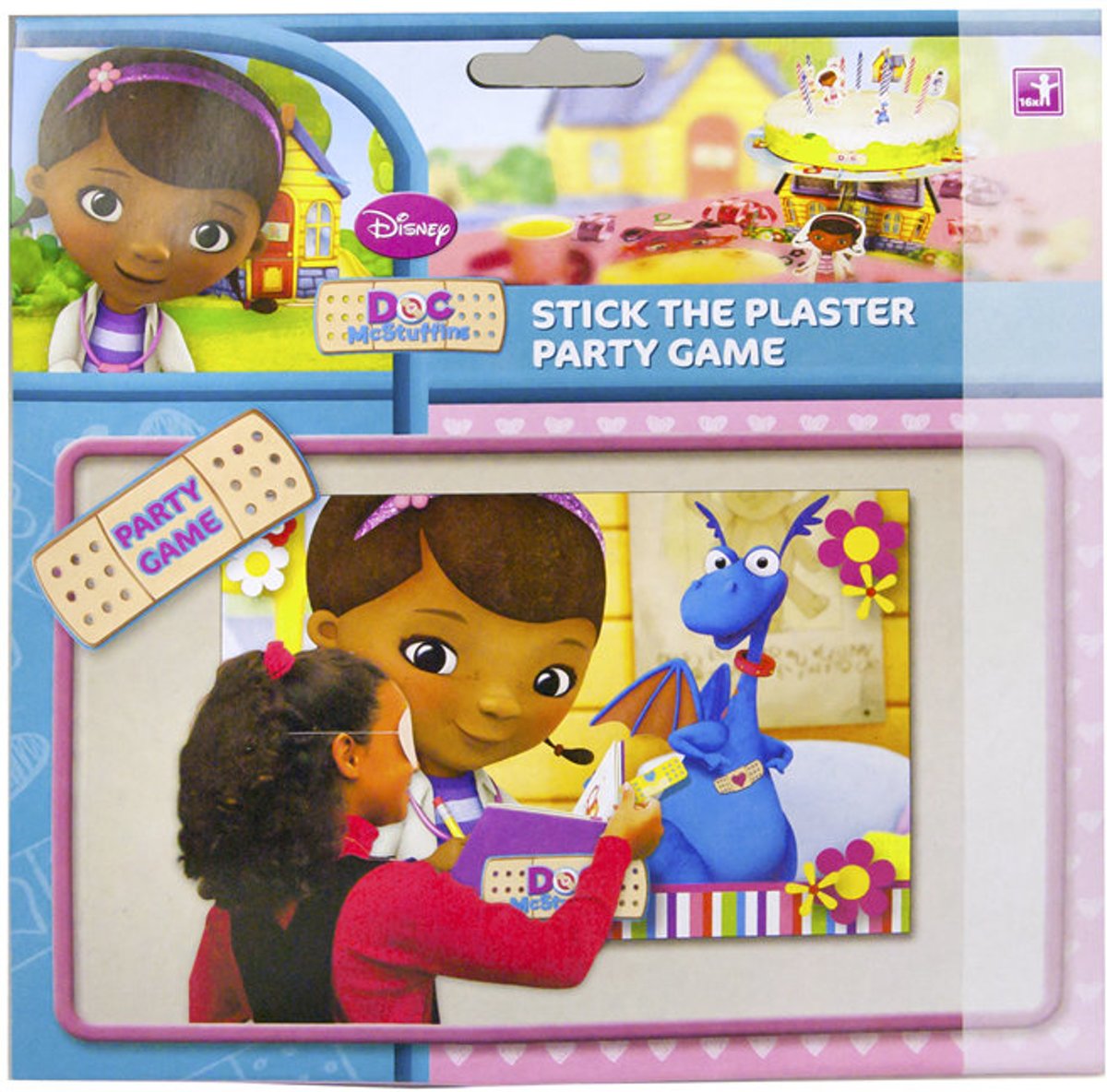 DOC McStuffins stick the plaster party game